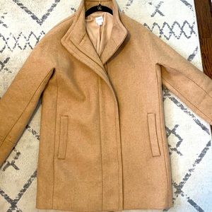 Tan J. Crew City Coat